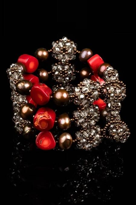 PULSERA BRAZALETE CORAL