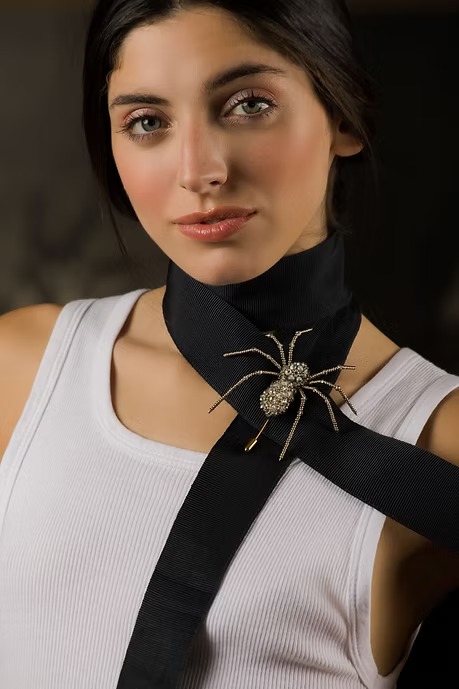 BROCHE ARAÑA GRIS - Imagen 2
