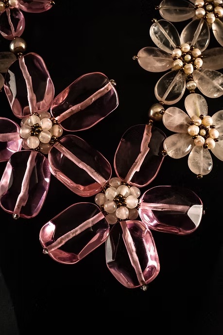COLLAR FLORES ROSAS - Imagen 2