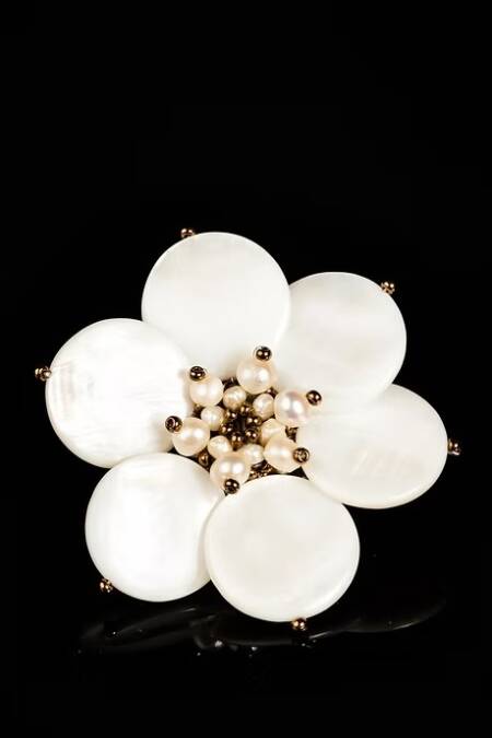 ANILLO FLOR BLANCA