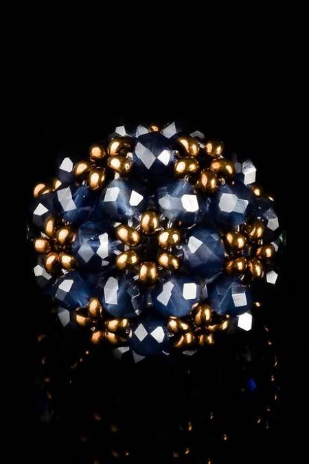 ANILLO ESFERA AZUL NOCHE